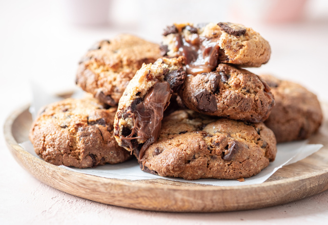 Cookie de Nutella prático