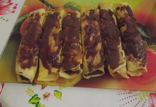 Panqueca de Brigadeiro