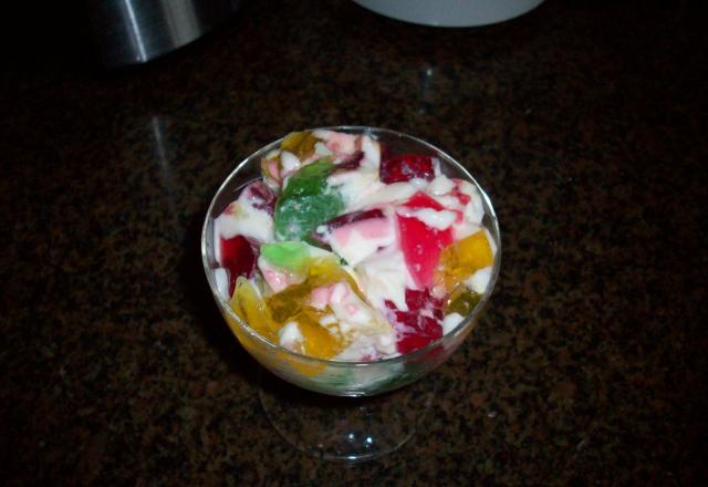 Mosaico de gelatina