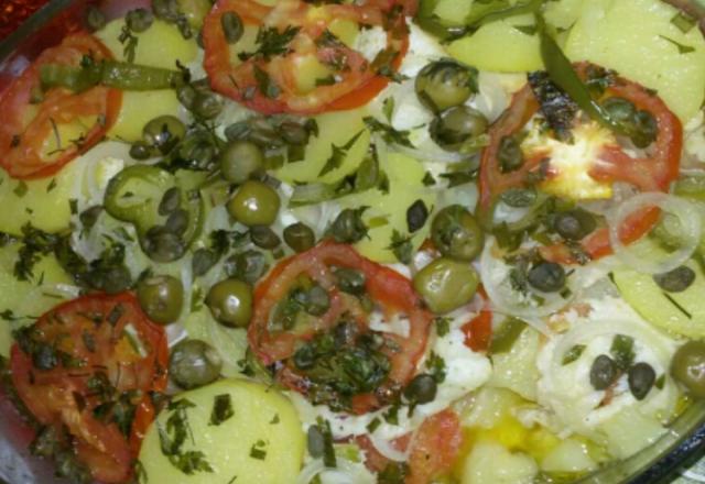Linguado ao forno