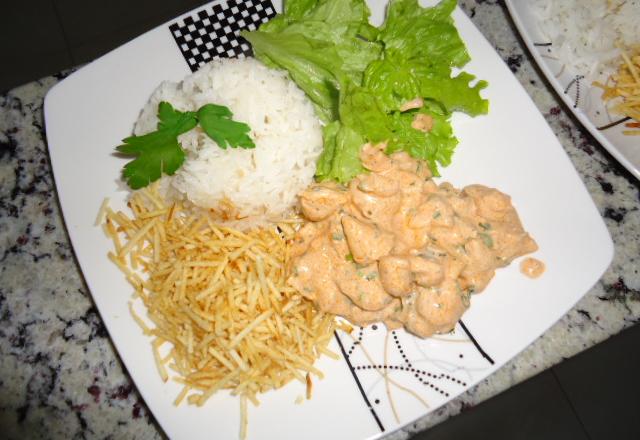 Estrogonofe de frango simples