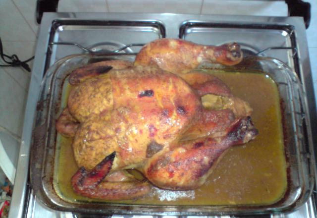 Frango assado especial de domingo