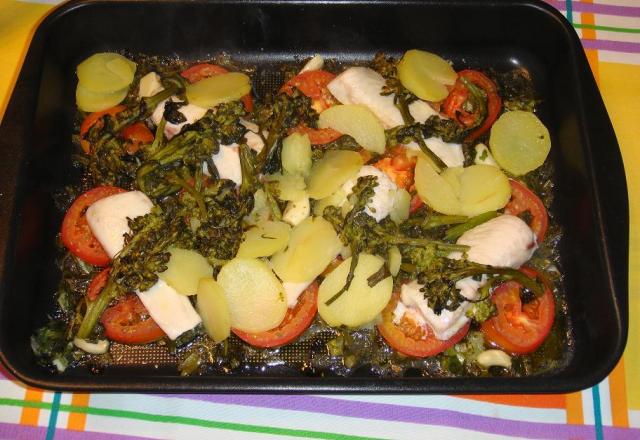 Filé de peixe ao forno