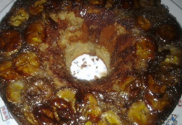 Bolo de banana com farinha de rosca