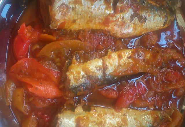 Sardinha na panela de pressão (igual as de lata do mercado)