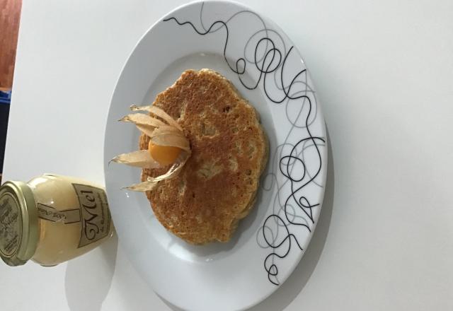 Panqueca com farinha de amêndoas