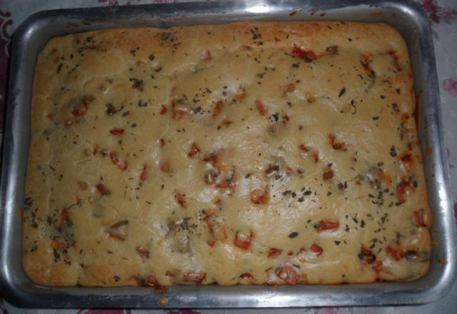 Massa de bolo salgado