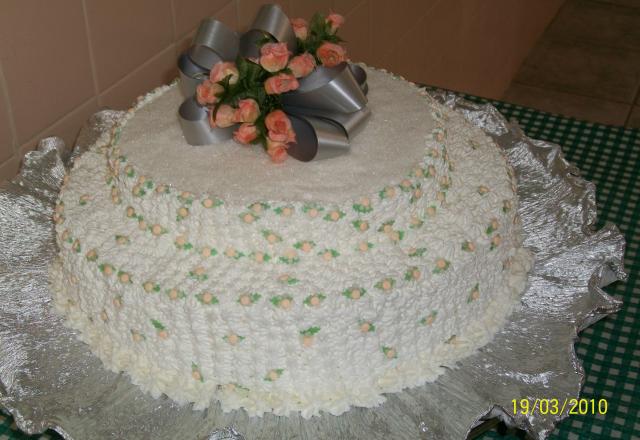Bolo de casamento (2 andares)