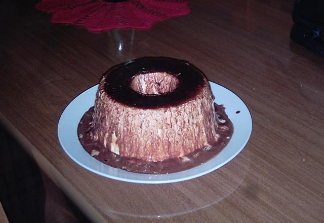 Pudim de sorvete delicioso