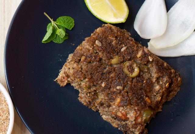 Bolo de carne moída e philadelphia