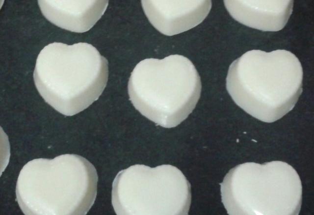 Trufas de chocolate branco