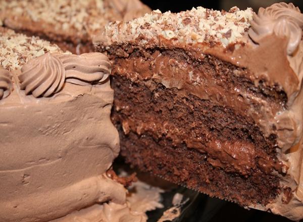Bolo mousse de chocolate