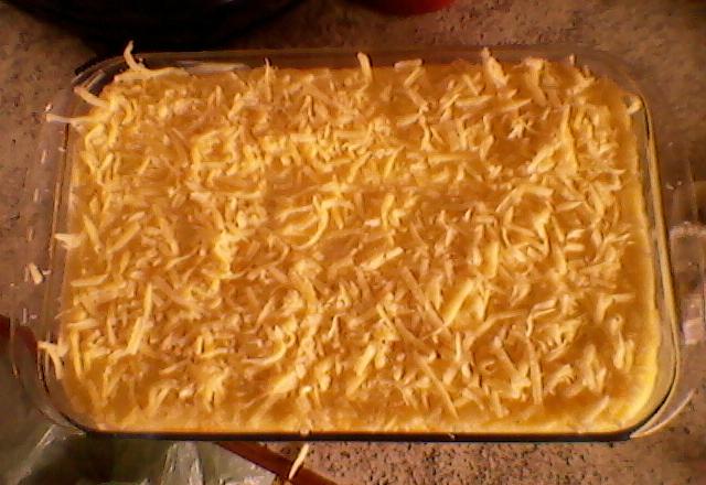 Escondidinho de mandioca com carne moída