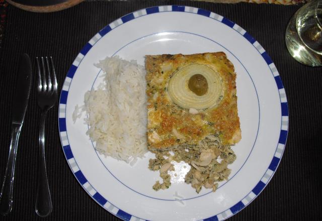 Torta capixaba de bacalhau e repolho