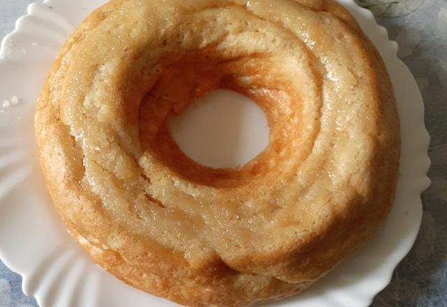 Pudim de pão rápido e simples