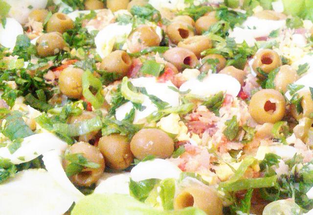 Salada de bacalhau à portuguesa