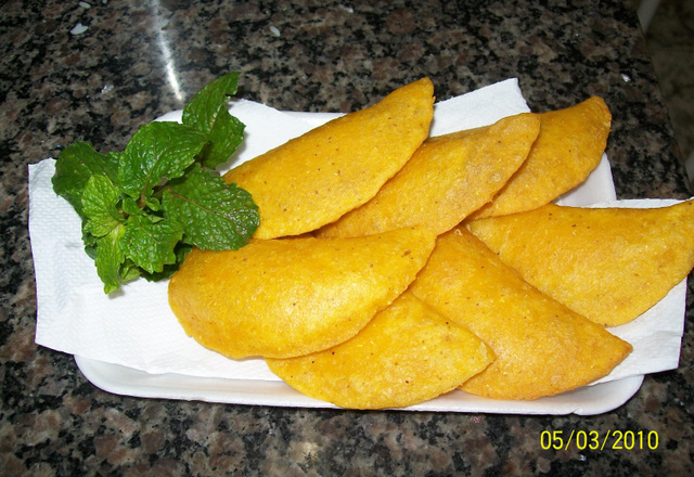 Pastel de farinha de milho