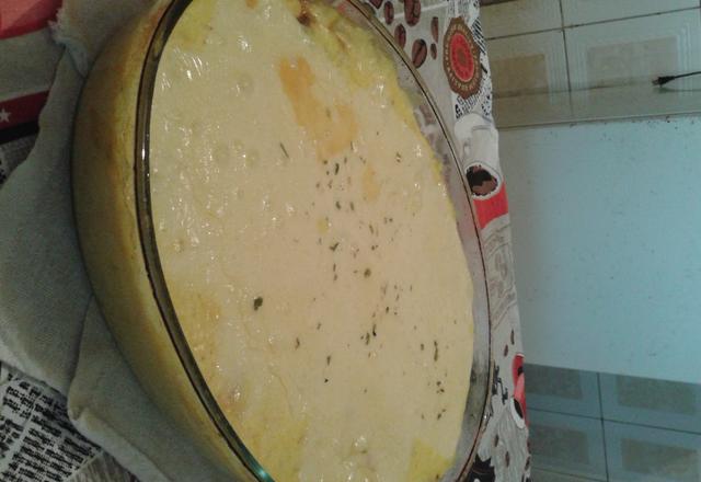 Escondidinho de mandioca com frango