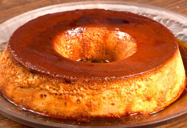Pudim de leite em pó na airfryer