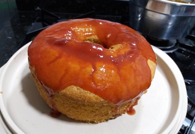 Bolo de fubá com goiabada econômico