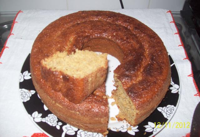 Bolo de maçã com canela