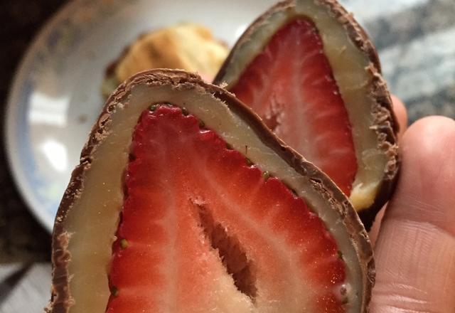 Bombom de morango