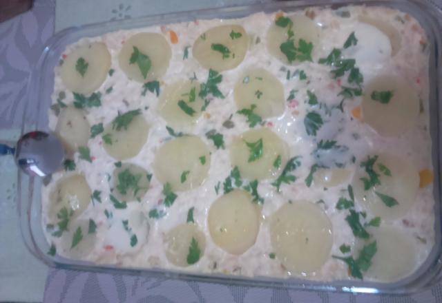 Bacalhau ao requeijão delícia