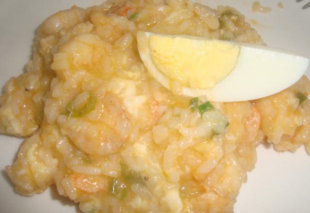 Risoto de camarão