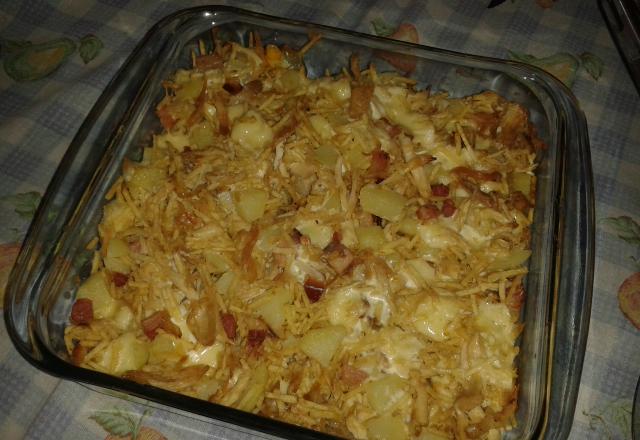Frango Mazu (para aproveitamento de sobras de frango assado)