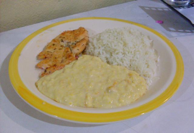 Creme de milho delicioso