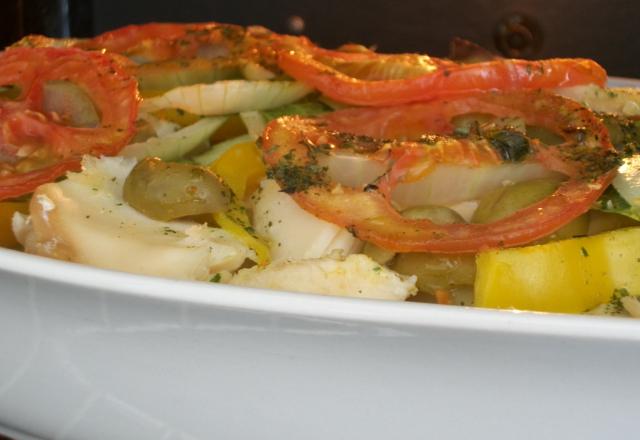 Bacalhau em camadas