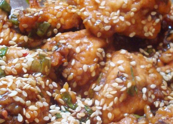 Frango ao molho de laranja chinês