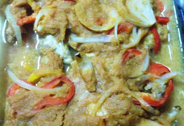 Filé de peixe no forno