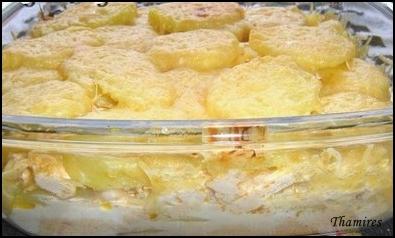 Batatas gratinadas
