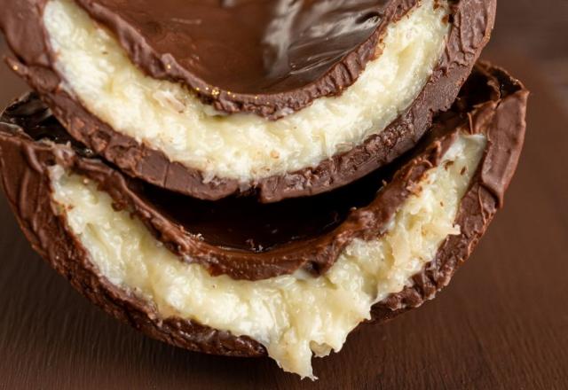 Ovos de páscoa estilo trufas de beijinho