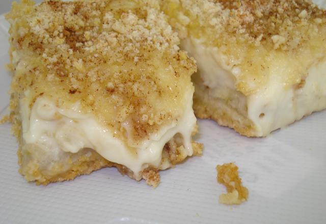 Bolo farofa de banana