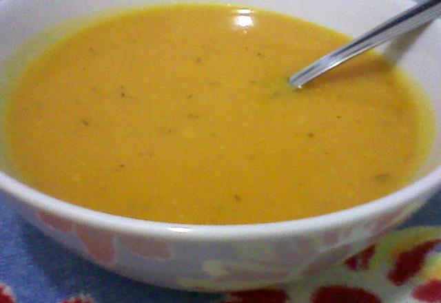 Sopa creme de abóbora