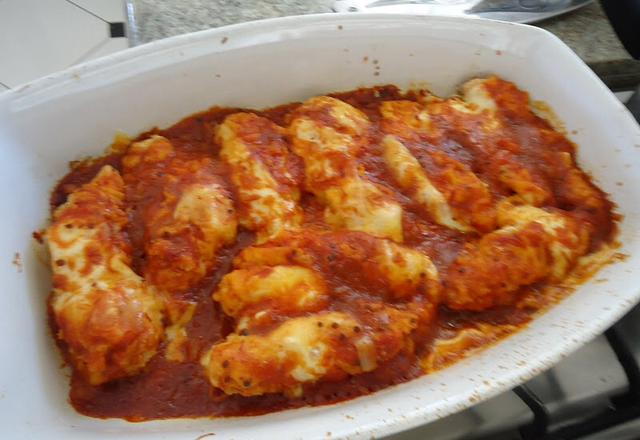 Filé de frango à parmegiana light