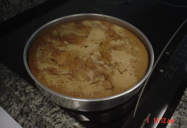 Bolo de casca de banana banana