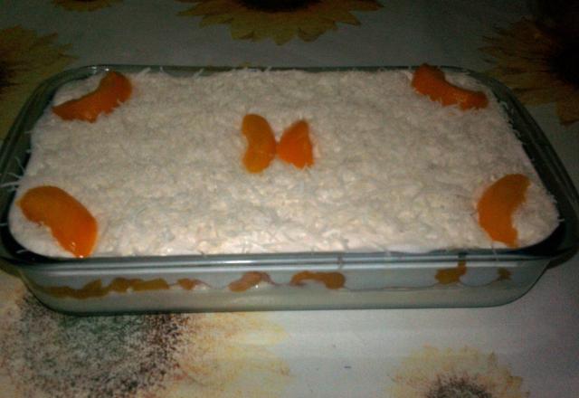 Torta deliciosa de pêssego