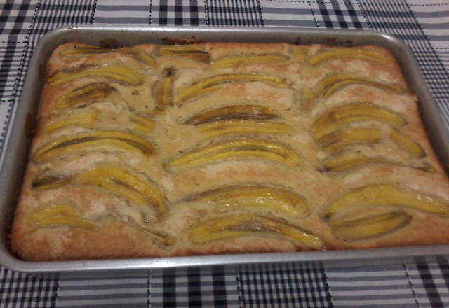 Torta fácil de banana