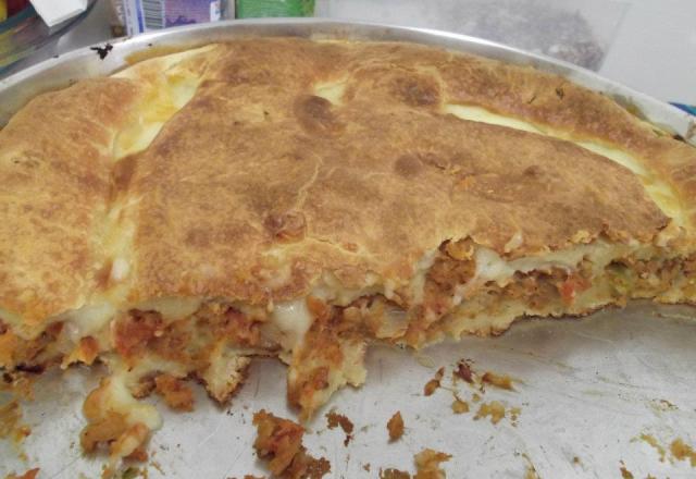 Torta Simples de Camarão(Tipo Empadão)
