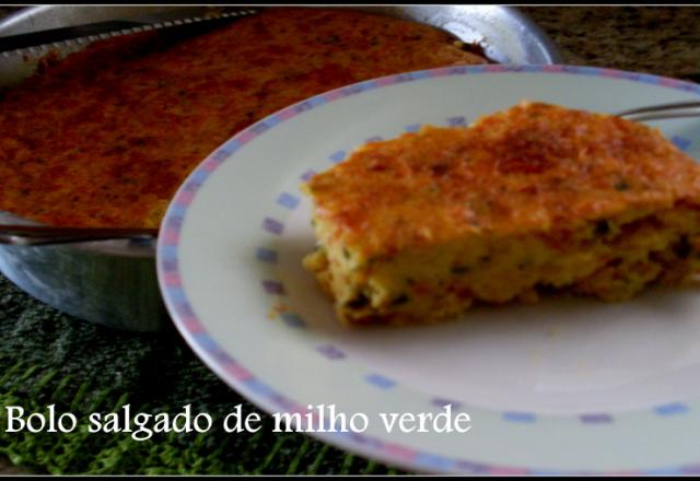 Bolo salgado de milho verde