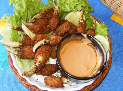 Patinha de caranguejo á milanesa