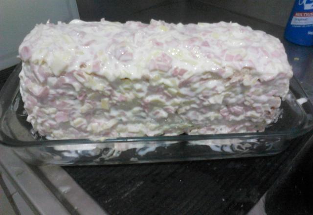 Torta fria três sabores