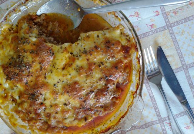 Parmegiana de carne moída