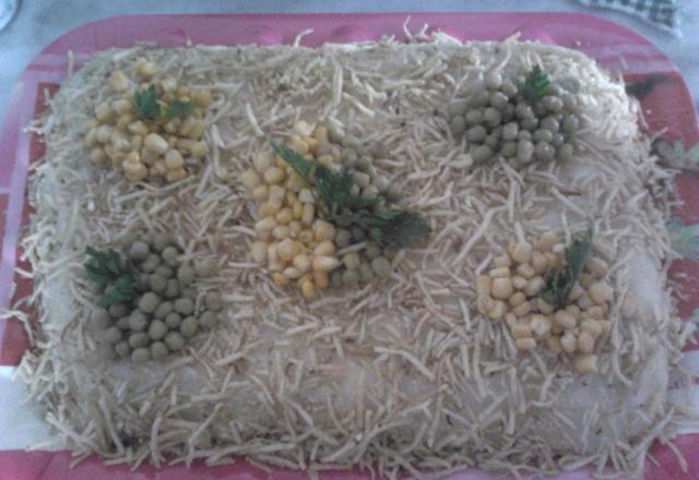 Torta salgada de pão de fôrma