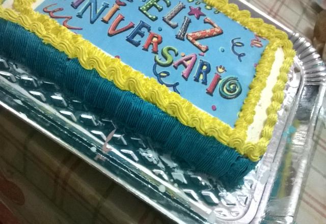 Bolo de aniversário
