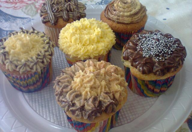 Cupcake de Chocolate com Creme amanteigado de Chocolate