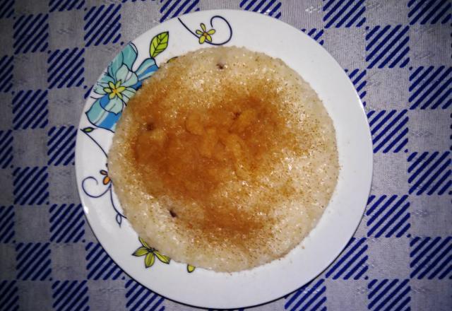 Arroz doce sem lactose